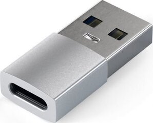 Адаптер USB-A в USB-C от Satechi, замените стандартный USB порт на USB-C, серебристый   цена и информация | Адаптеры, USB-разветвители | hansapost.ee