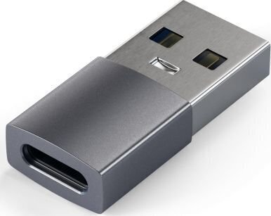 Adapter Satechi USB-A USB-C tavalise USB-pordi asendamine USB-C, hall hind ja info | USB adapterid ja jagajad | hansapost.ee