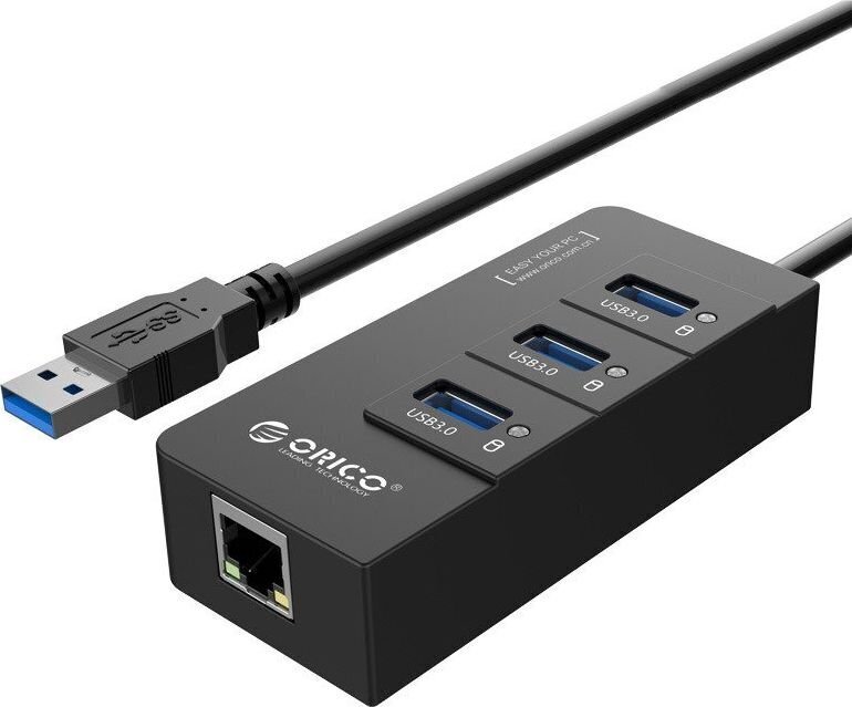 ORICO HR01-U3-V1 Multi-function gigabit network card HUB цена и информация | USB adapterid ja jagajad | hansapost.ee