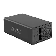 Внешний корпус Orico для 2 жестких дисков 2.5 / 3.5 дюйма цена и информация | Адаптеры, USB-разветвители | hansapost.ee