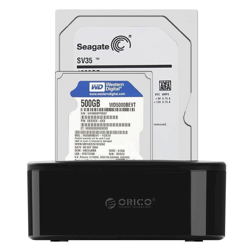 Orico HDD/SSD Docking Station 3.5/2.5" USB-B 3.0 цена и информация | USB adapterid ja jagajad | hansapost.ee