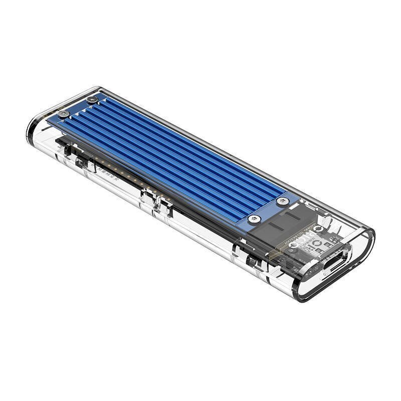 Enclosure SDD M.2 Orico, NVME, USB-C 3.1 Gen.2, 10Gbps (blue) цена и информация | USB adapterid ja jagajad | hansapost.ee
