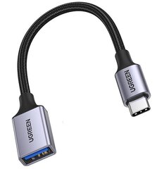 Adapter USB-C 3.0 to OTG UGREEN US378 (gray) цена и информация | Адаптеры и USB-hub | hansapost.ee