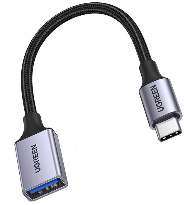 Adapter USB-C 3.0 to OTG UGREEN US378 (gray) цена и информация | USB adapterid ja jagajad | hansapost.ee