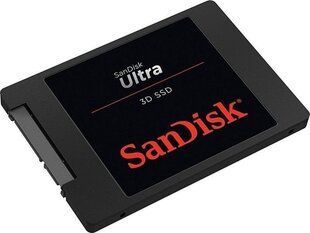 SanDisk Ultra 3D 2TB SATA3 ( SDSSDH3-2T00-G25) цена и информация | Внутренние жёсткие диски (HDD, SSD, Hybrid) | hansapost.ee