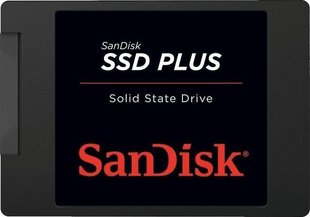 SanDisk Plus SATA3 SDSSDA-1T00-G26, 1ТБ цена и информация | Внутренние жёсткие диски (HDD, SSD, Hybrid) | hansapost.ee