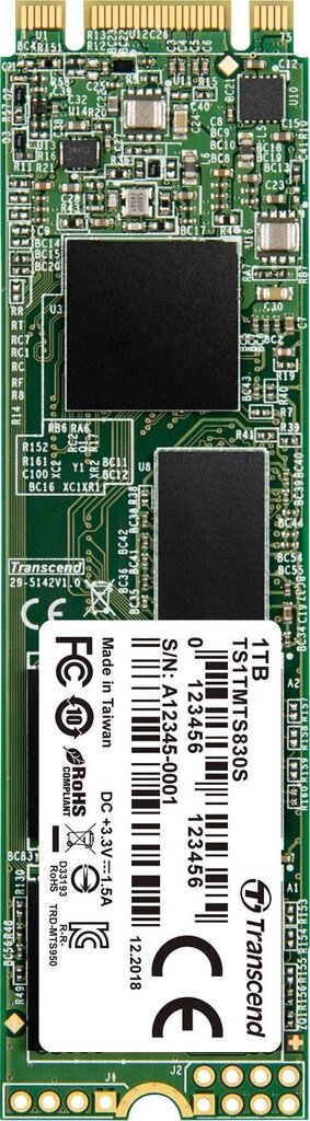 Transcend TS1TMTS830S цена и информация | Sisemised kõvakettad | hansapost.ee