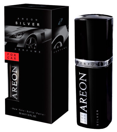 Salongi õhuvärskendaja "Areon Perfume Silver" 50ml цена и информация | Auto õhuvärskendajad | hansapost.ee