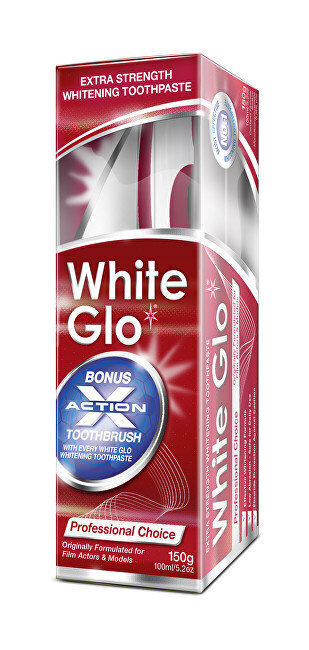 Valgendav hambapasta "White Glo" Professional Choice, 150g. hind ja info | Hambaharjad, hampapastad ja suuloputusvedelikud | hansapost.ee