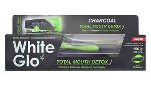 Valgendav hambapasta söega / White Glo / Charcoal Total Mouth Detox 150 g цена и информация | Для ухода за зубами | hansapost.ee