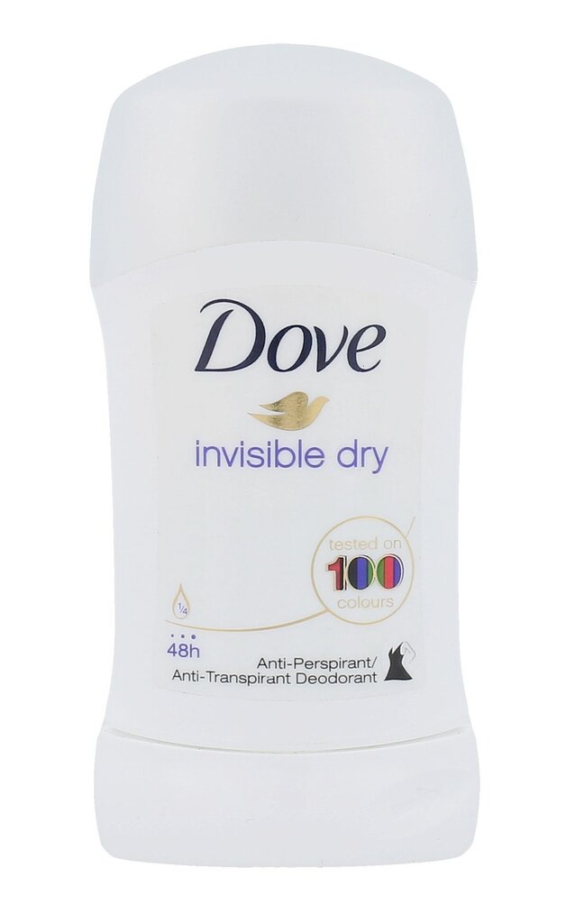 Pulkdeodorant Dove Invisible Dry 40 ml цена и информация | Deodorandid | hansapost.ee
