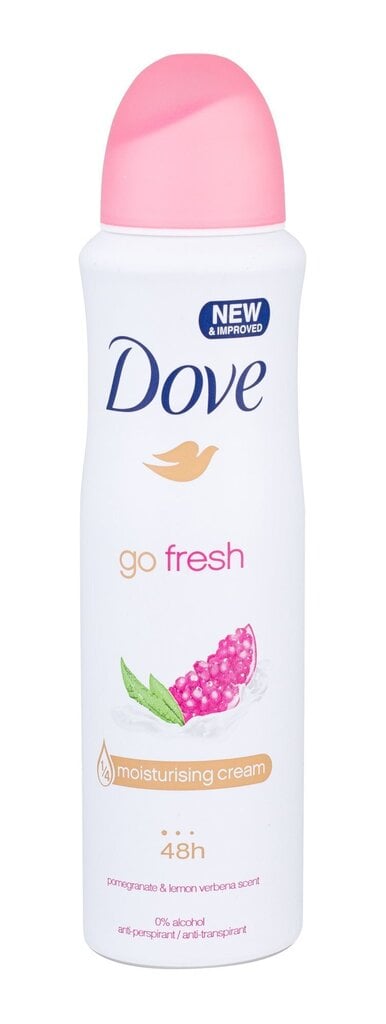 Pihustatav deodorant - antiperspirant Dove Go Fresh 48h Pomegranate 150 ml hind ja info | Deodorandid | hansapost.ee