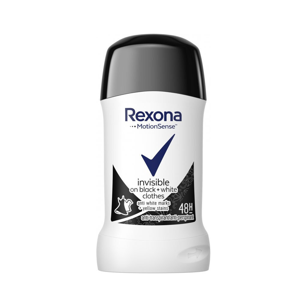 Pulkdeodorant - antiperspirant Rexona Motion Sense Black+White Invisible naistele 50 ml hind ja info | Deodorandid | hansapost.ee