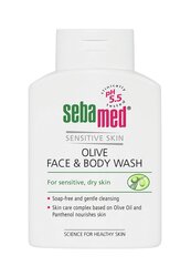 SebaMed Sensitive Skin Face & Body Wash vedelseep 200 ml hind ja info | Dušigeelid, õlid | hansapost.ee