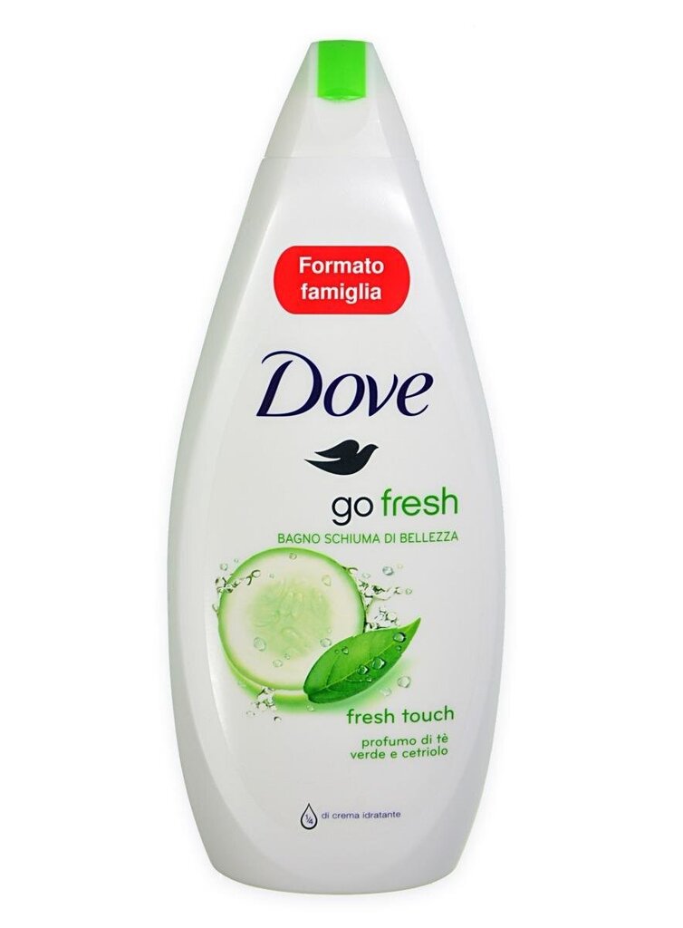 Vannivaht Dove Go Fresh Caring Bath Cucumber 700 ml hind ja info | Dušigeelid, õlid | hansapost.ee