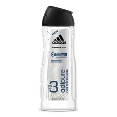 Meeste dušigeel Adidas Adipure 400 ml hind ja info | Dušigeelid, õlid | hansapost.ee