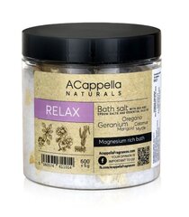 Vannisool Acappella Naturals Relax, 600 g hind ja info | Aromika Kehahooldustooted | hansapost.ee