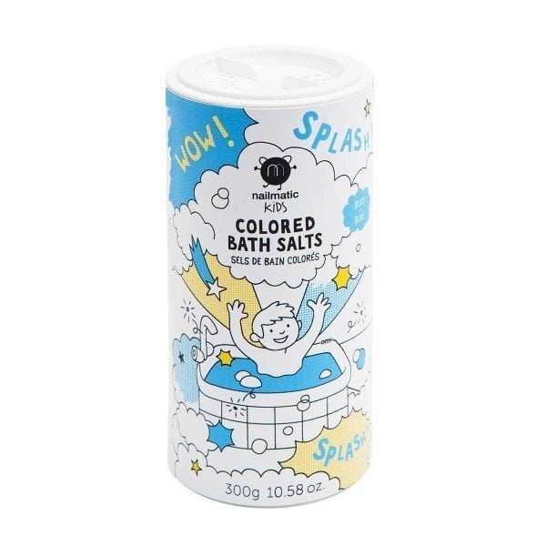 Sinine vannisool Nailmatic Kids Colored Bath Salts 300 g цена и информация | Dušigeelid, õlid | hansapost.ee