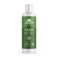 Energiat andev kehapesu Ayumi Neem & Tea Tree 250 ml hind ja info | Dušigeelid, õlid | hansapost.ee