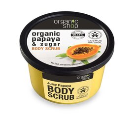 Kehakoorija papaiaga Organic Shop 250 ml hind ja info | Organic Shop Parfüümid, lõhnad ja kosmeetika | hansapost.ee