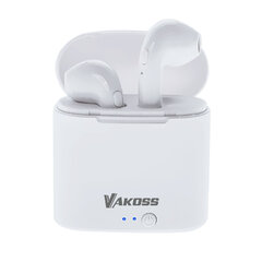 Наушники с микрофоном VAKOSS SK-832BW BLUETOOTH SMARTPHONE, белые цена и информация | Наушники | hansapost.ee
