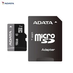 ADATA Premier UHS-I 16 GB, MicroSDHC, Fl hind ja info | ADATA Mobiiltelefonid, fotokaamerad, nutiseadmed | hansapost.ee