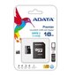 ADATA Premier UHS-I 16 GB, MicroSDHC, Fl цена и информация | Mälukaardid mobiiltelefonidele | hansapost.ee