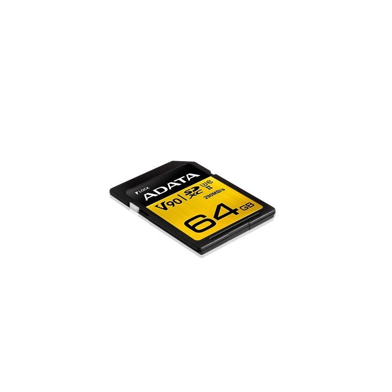 ADATA Premier ONE UHS-II U3 64 GB, SDXC, цена и информация | Mälukaardid mobiiltelefonidele | hansapost.ee