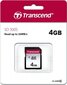 MEMORY SDHC 4GB C10/TS4GSDC300S TRANSCEND hind ja info | Mälukaardid mobiiltelefonidele | hansapost.ee