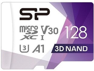 Silicon Power Superior Pro 128 GB, micro hind ja info | Mälukaardid mobiiltelefonidele | hansapost.ee