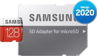 Samsung EVO Plus microSD 2020 128GB mälukaart hind ja info | Mälukaardid mobiiltelefonidele | hansapost.ee