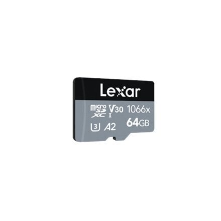 MEMORY MICRO SDXC 64GB UHS-I/W/A LMS1066064G-BNANG LEXAR hind ja info | Mälukaardid mobiiltelefonidele | hansapost.ee