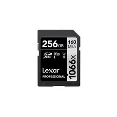 Lexar Professional 1066x SDXC UHS-I SDXC, 256 GB, Silver, Class 10, U3, V30, 120 MB hind ja info | Mälukaardid mobiiltelefonidele | hansapost.ee