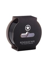 Ouch нелипкая Bondage лента 17.5 м, черная цена и информация | БДСМ и фетиш | hansapost.ee