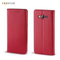 Kaitseümbris Forever Smart Magnetic Fix Book sobib Samsung Galaxy J3 (J320F), punane hind ja info | Telefonide kaitsekaaned ja -ümbrised | hansapost.ee