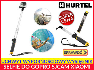 Float Selfie Pole pikendatav ujuv monopod GoPro SJCAM jaoks hind ja info | Fotoaparaatide statiivid | hansapost.ee