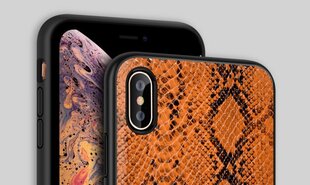 Devia Python Silicone Back Case Apple iPhone XS Max Brown hind ja info | Telefonide kaitsekaaned ja -ümbrised | hansapost.ee