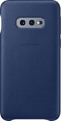 Samsung EF-VG970LNE Original Leather back cover case for Galaxy S10e (G970) Blue hind ja info | Telefonide kaitsekaaned ja -ümbrised | hansapost.ee