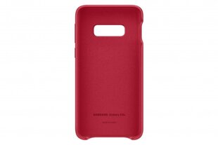 Samsung EF-VG970LRE Original Leather back cover case for Galaxy S10e (G970) Red hind ja info | Telefonide kaitsekaaned ja -ümbrised | hansapost.ee