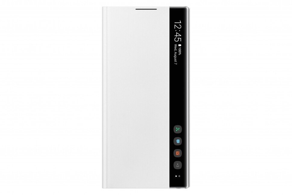 EF-ZN970CWE Samsung Clear View ümbris telefonile N970 Galaxy Note 10, valge hind ja info | Telefonide kaitsekaaned ja -ümbrised | hansapost.ee