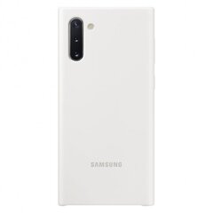 Samsung EP-PN970TWEGWW originaalne silikoonkate Samsung N970 Galaxy Note 10 (Note 10 5G) valge hind ja info | Telefonide kaitsekaaned ja -ümbrised | hansapost.ee