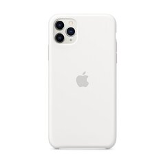 Apple iPhone 11 Pro Max Silicone Cover White цена и информация | Чехлы для телефонов | hansapost.ee