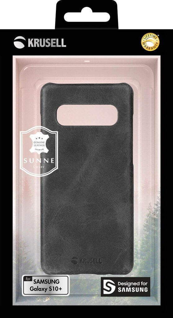 Telefoniümbris Krusell Sunne Cover telefonile Samsung Galaxy S10+, must hind ja info | Telefonide kaitsekaaned ja -ümbrised | hansapost.ee