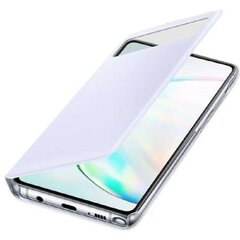 Чехол-кошелек для Samsung Galaxy Note10 Lite S View, белый цена и информация | Чехлы для телефонов | hansapost.ee