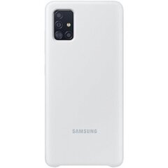 Samsung EF-PA715TSEGEU silikoonkate Samsung A715 Galaxy A71 jaoks hall hind ja info | Telefonide kaitsekaaned ja -ümbrised | hansapost.ee