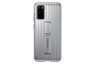 Telefoniümbris Samsung Protective Standing Cover Samsung Galaxy S20, hõbedane hind ja info | Telefonide kaitsekaaned ja -ümbrised | hansapost.ee