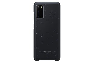 Telefoni ümbris Samsung LED sobib Galaxy S20, must цена и информация | Чехлы для телефонов | hansapost.ee