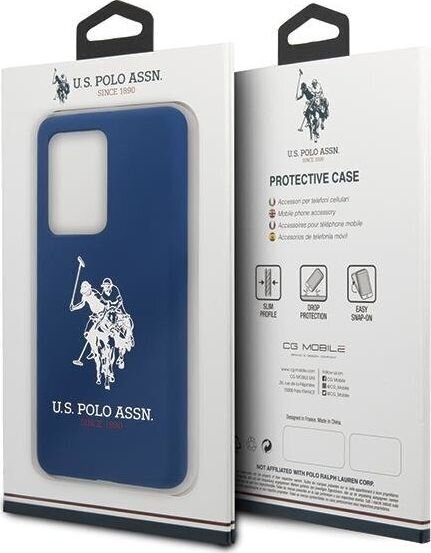 Telefoniümbris U.S. Polo ASSN Samsung Galaxy S20 Ultra, sinine цена и информация | Telefonide kaitsekaaned ja -ümbrised | hansapost.ee