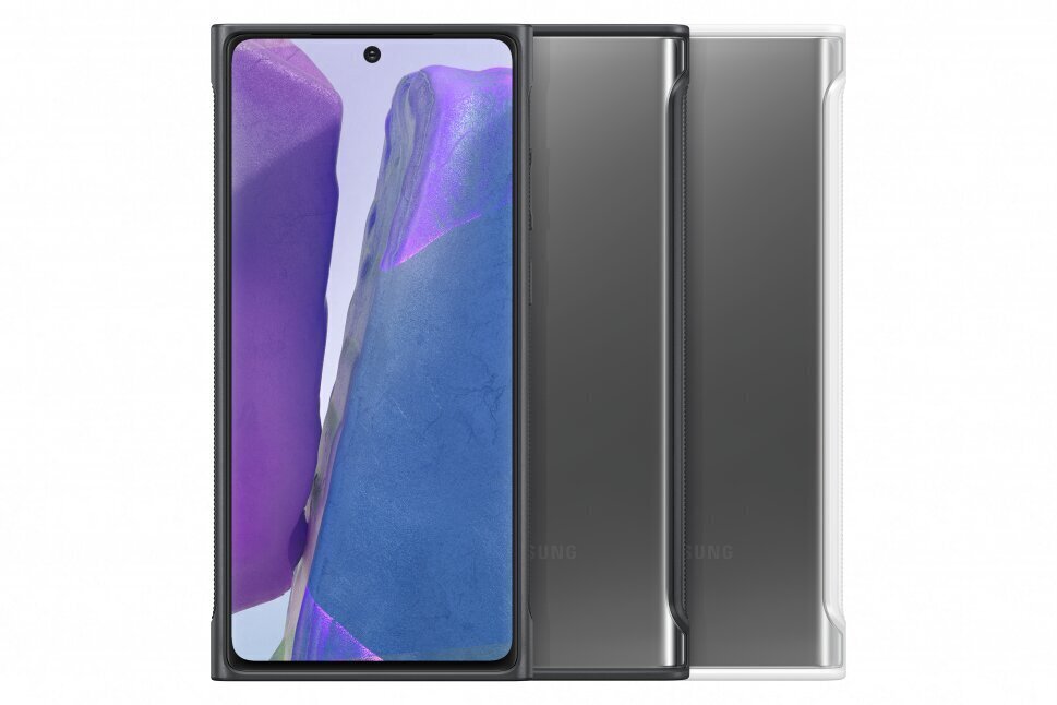Samsung läbipaistev kaitsekate N980F Galaxy Note20 must EF-GN980CBEGEU цена и информация | Telefonide kaitsekaaned ja -ümbrised | hansapost.ee
