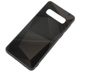 Силиконовый чехол Fusion Diamond Stone Back Case для Apple iPhone X / XS, черный цена и информация | Чехлы для телефонов | hansapost.ee